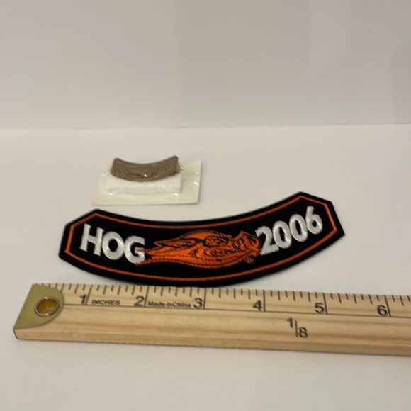 2006 Harley Davidson HOG Jacket Vest Patch and Pin Badge - Picture 7 of 7